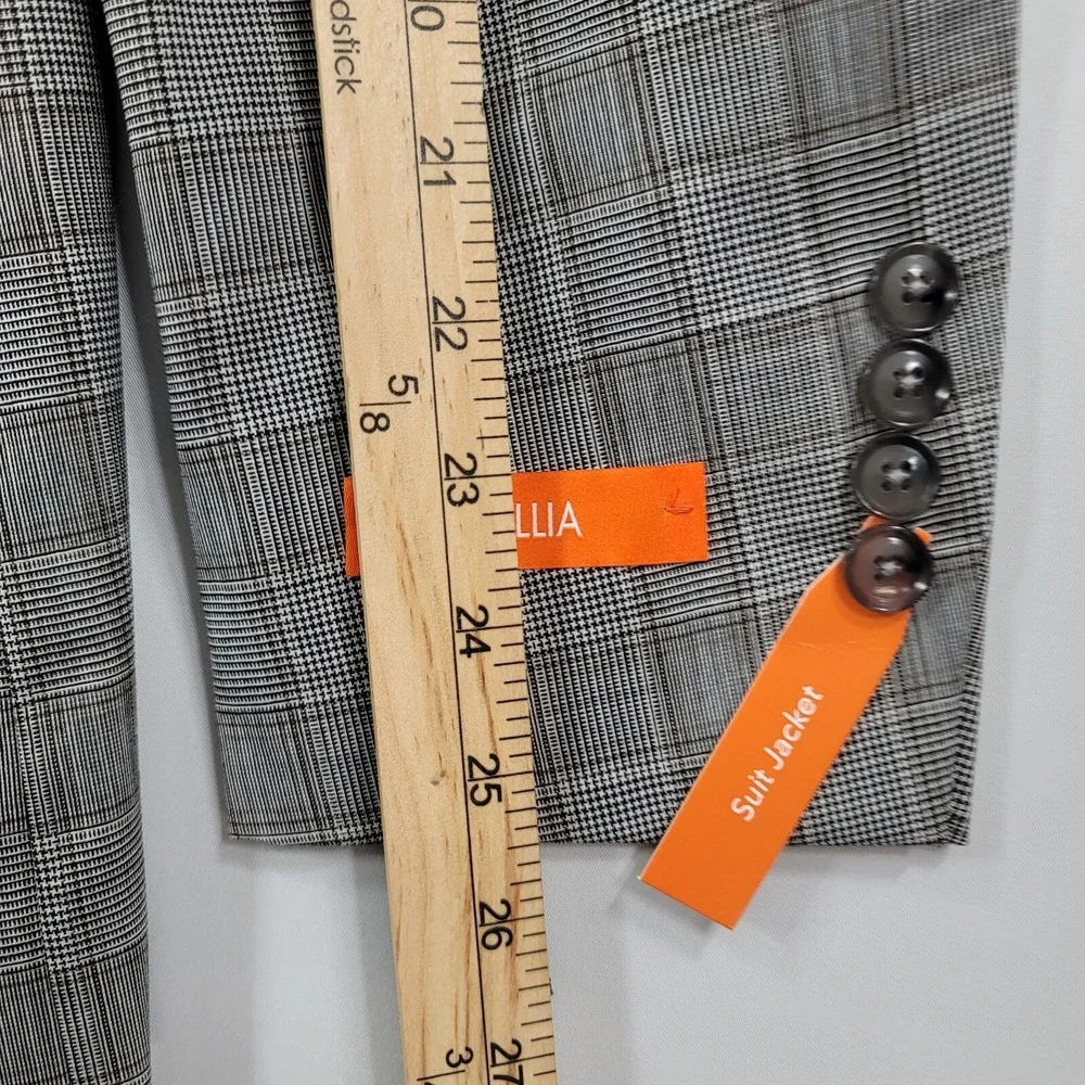 Tallia‎ Slim-Fit Wool Suit Mens 38L 2 Piece Pants 32x32 Cream Brown $600 NEW
